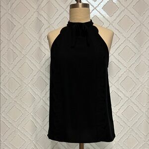 Elegant Black Halter Top